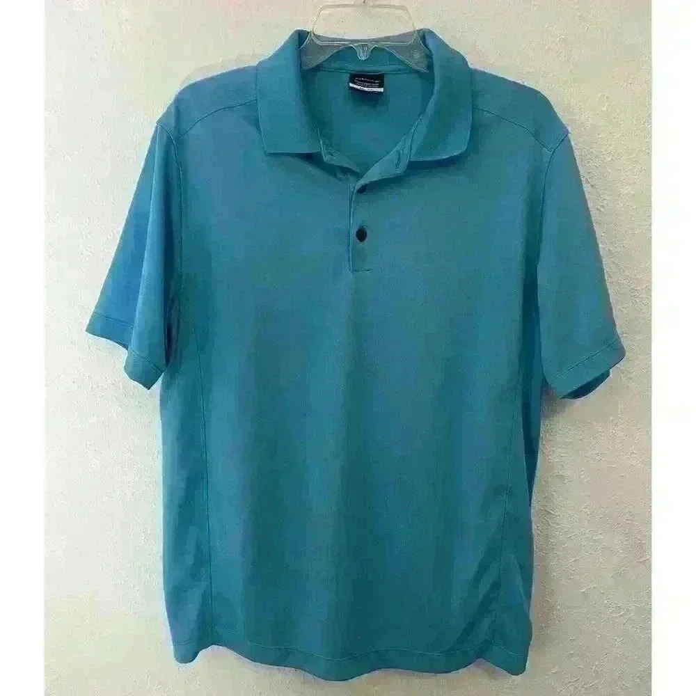 NIKE GOLF Mens medium L Tour Performance Dri-Fit Polo shirt Combine